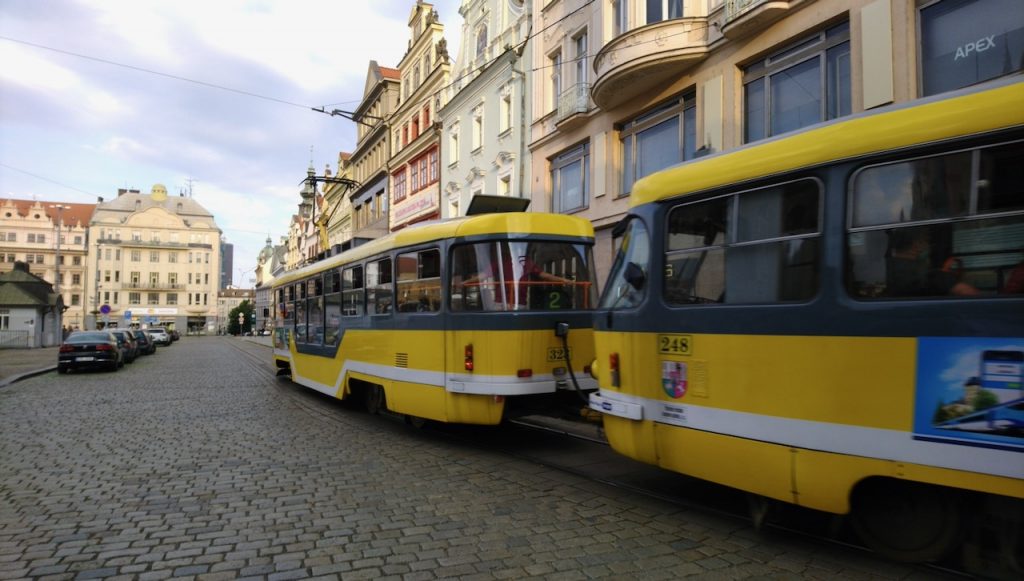 Straßenbahn in Pilsen