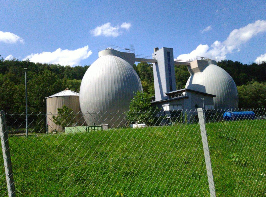 Müllverbrennungsanlage bei Tübingen