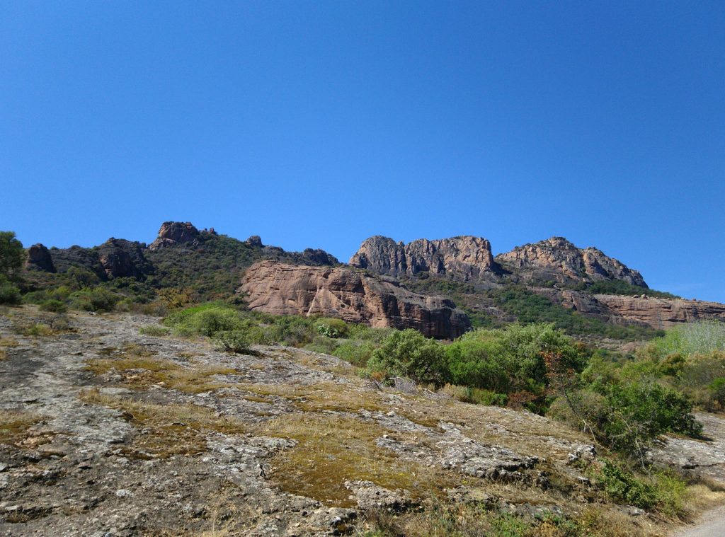Fels bei Roquebrune-sur-Argens