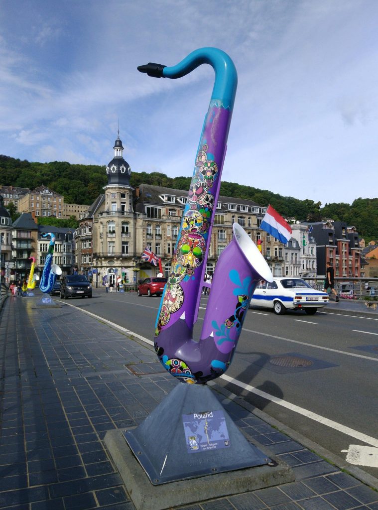 Saxophon in Dinant