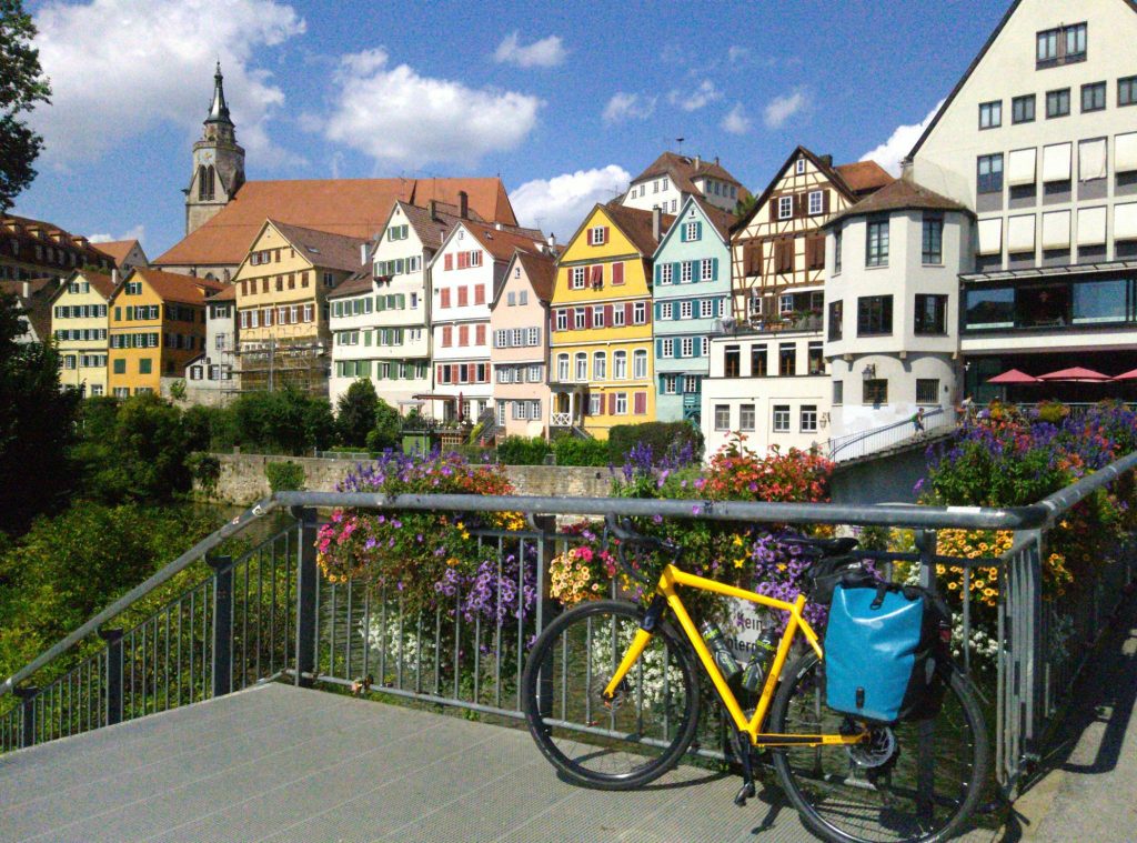 Altstadt-Ansicht in Tübingen