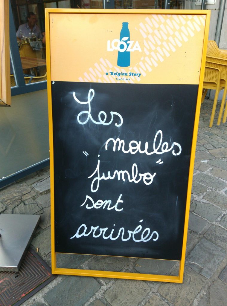 Jumbo-Muscheln eingetroffen