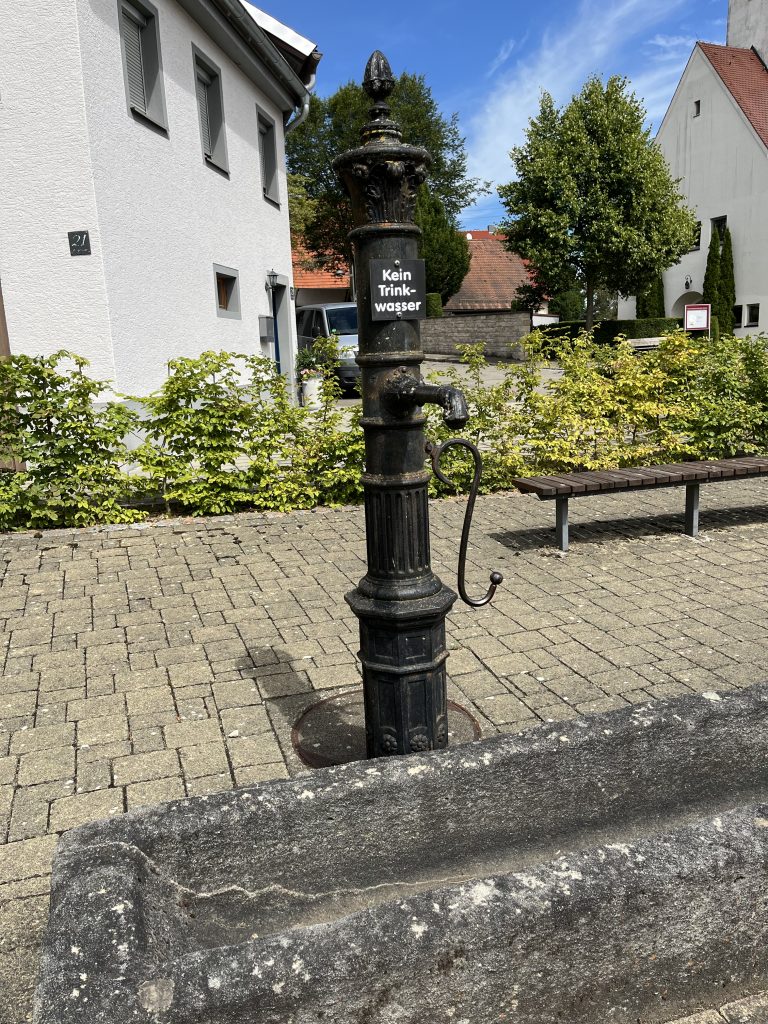 Brunnen ohne Trinkwasser